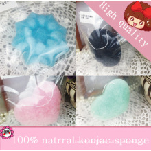 100% Original Konjac Sponge/ Facial Cleansing Konjac Sponge/Konnyaku Facial Sponge